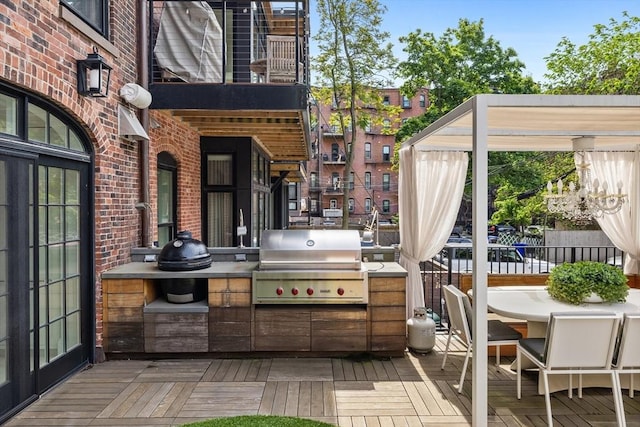 68 W Rutland Sq, Boston, MA 02118 - view of patio / terrace featuring a grill and a deck