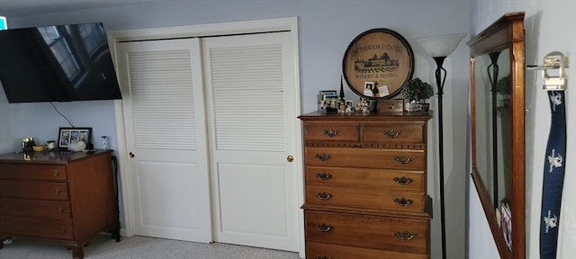 interior space with a closet