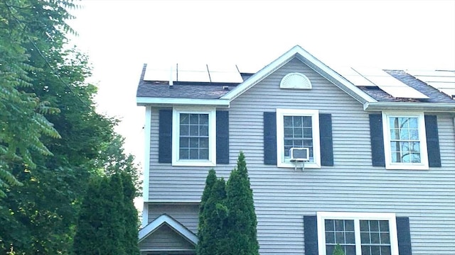 167 Orient St, Worcester, MA 01604 - view of side of property with roof mounted solar panels