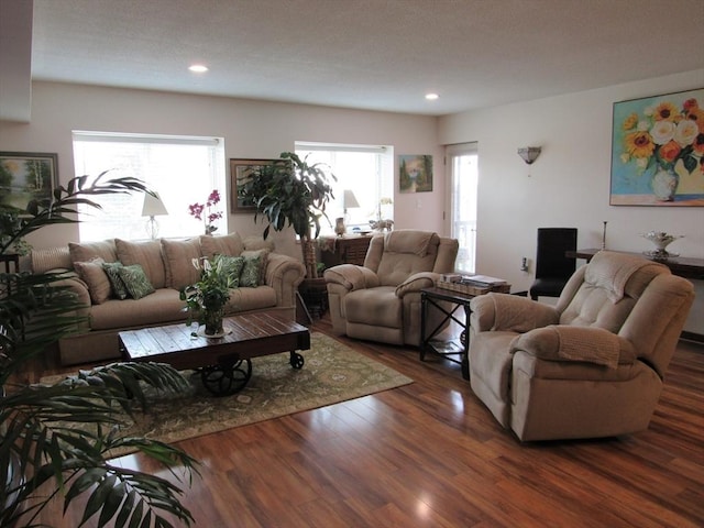 50 S Common St Unit 311, Lynn, MA 01902 - living room with wood finished floors and recessed lighting