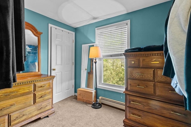 39 Taylor St Unit 39, Haverhill, MA 01830 - bedroom featuring baseboard heating and light carpet