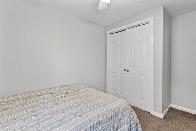 39 Taylor St Unit 39, Haverhill, MA 01830 - carpeted bedroom with a closet and a ceiling fan
