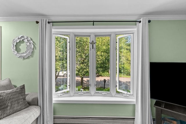 39 Taylor St Unit 39, Haverhill, MA 01830 - doorway to outside with plenty of natural light and crown molding