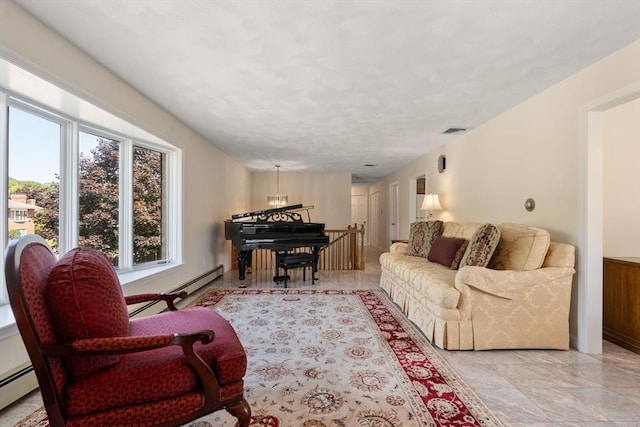 6 Gavin Cir, Stoneham, MA 02180 - living room featuring a baseboard heating unit