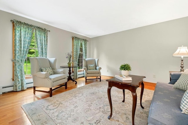 8 Adams Rd, Grafton, MA 01519 - living room with wood finished floors and baseboard heating