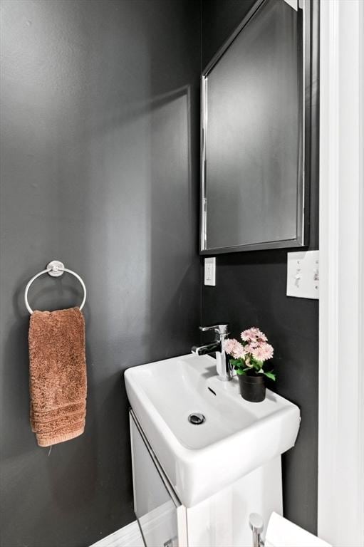 bathroom with a sink