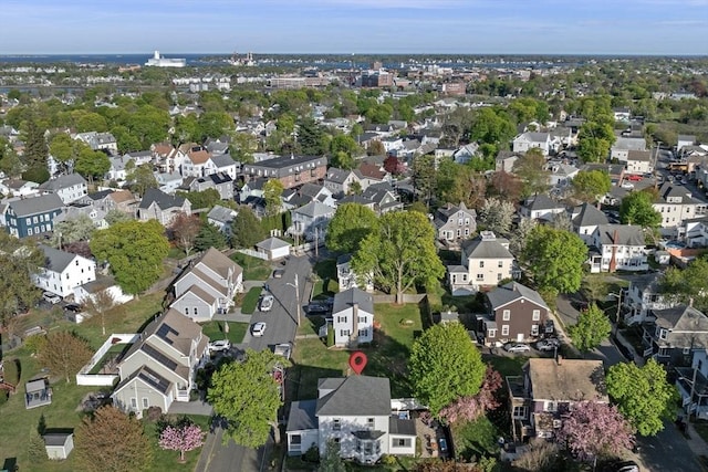 bird's eye view featuring a residential view