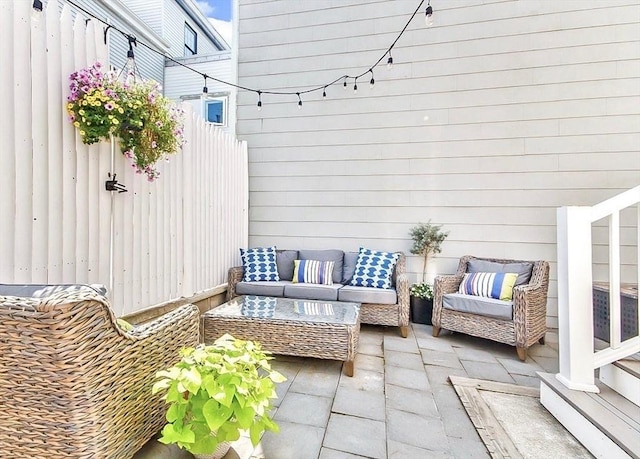 49 Baldwin St Unit 1, Boston, MA 02129 - view of patio / terrace featuring outdoor lounge area