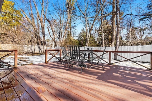 view of deck