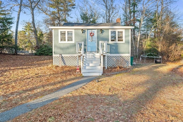 view of front of home