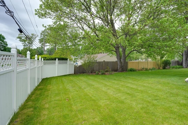 view of yard
