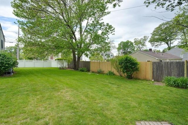 view of yard