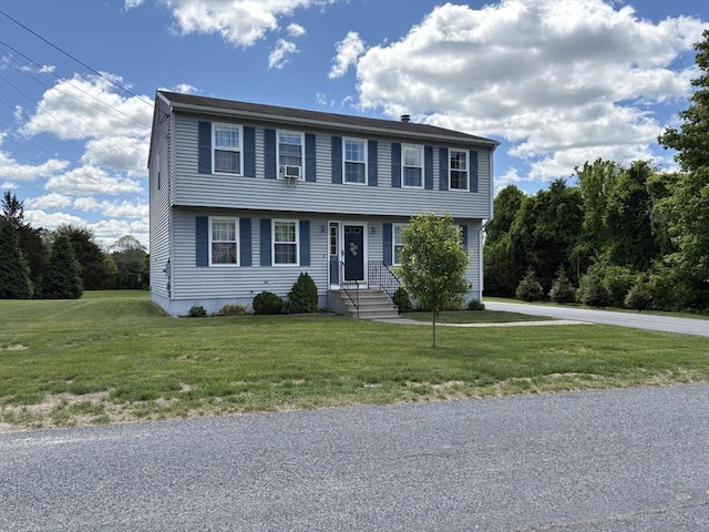 75 Lake St, Rehoboth, MA 02769 - colonial inspired home featuring a front lawn