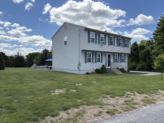 75 Lake St, Rehoboth, MA 02769 - colonial inspired home featuring a front lawn