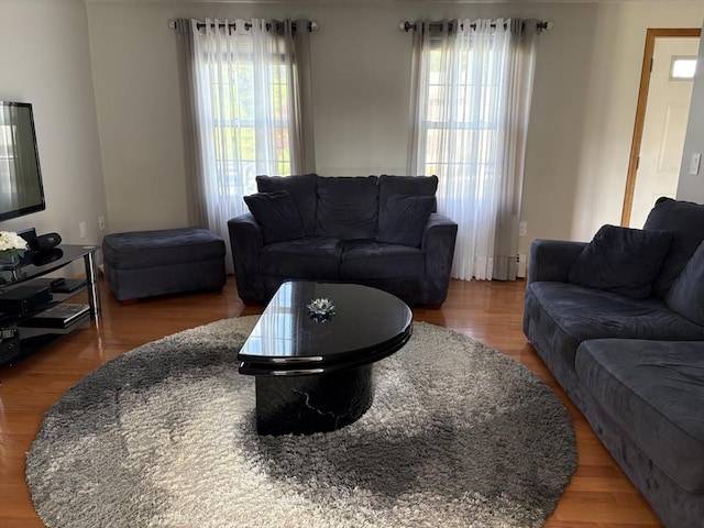 75 Lake St, Rehoboth, MA 02769 - living area with wood finished floors and plenty of natural light