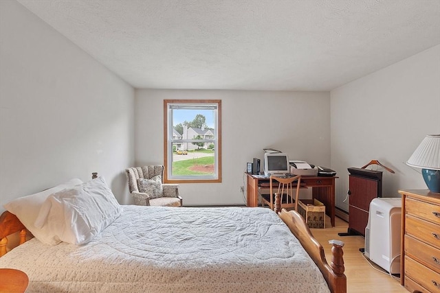 165 Bayberry Hill Ln Unit 165, Leominster, MA 01453 - bedroom featuring light wood-style floors and a textured ceiling