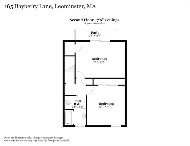 165 Bayberry Hill Ln Unit 165, Leominster, MA 01453 - view of property floor plan