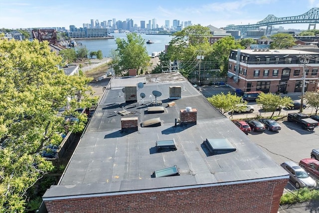 31 Division St # 3, Chelsea, MA 02150 - drone / aerial view of skyline and a large body of water