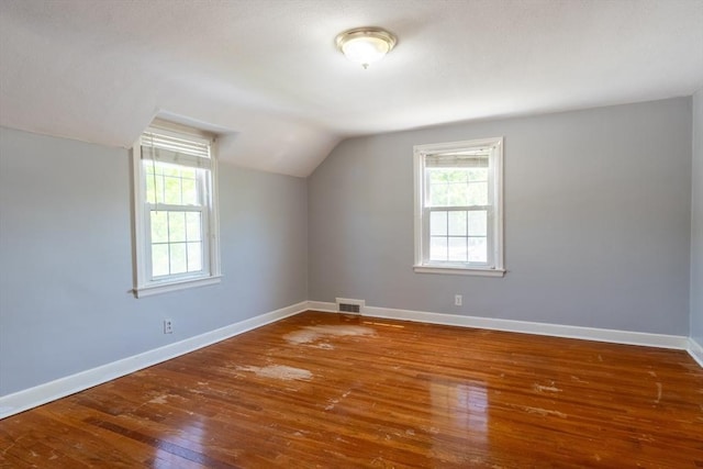 40 Fenimore Blvd, Springfield, MA 01108 - additional living space featuring hardwood / wood-style flooring, lofted ceiling, and baseboards