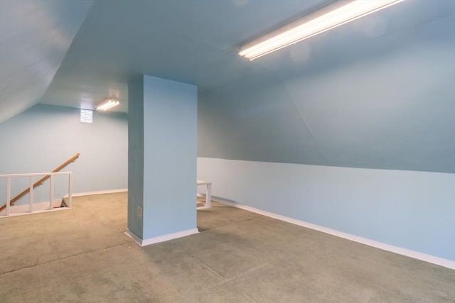 40 Fenimore Blvd, Springfield, MA 01108 - bonus room featuring vaulted ceiling, carpet flooring, and baseboards