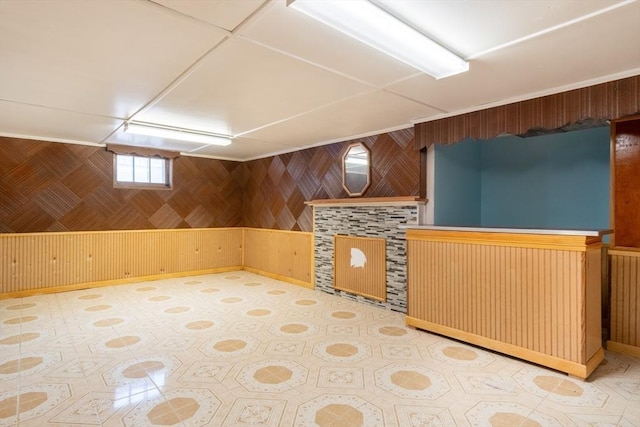 40 Fenimore Blvd, Springfield, MA 01108 - bar with wooden walls
