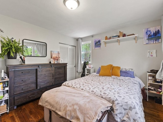 14 Riverside Dr, North Reading, MA 01864 - bedroom with dark wood finished floors and a closet