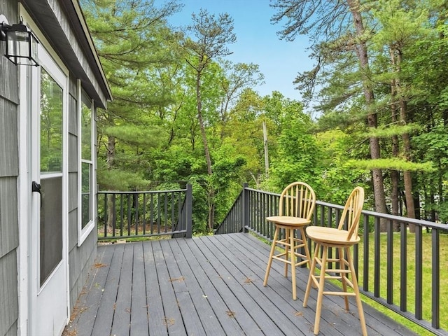 14 Riverside Dr, North Reading, MA 01864 - view of wooden deck