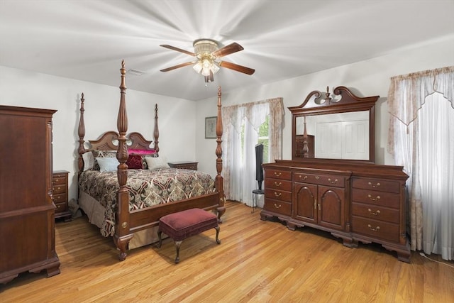 2826 Washington St, Boston, MA 02119 - bedroom featuring light wood-style floors and ceiling fan