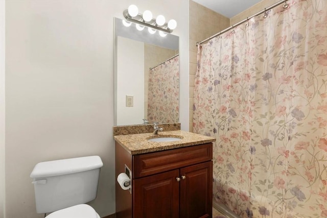 2826 Washington St, Boston, MA 02119 - full bathroom with vanity, toilet, and curtained shower