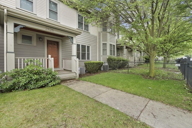 2826 Washington St, Boston, MA 02119 - view of front of property with central AC unit