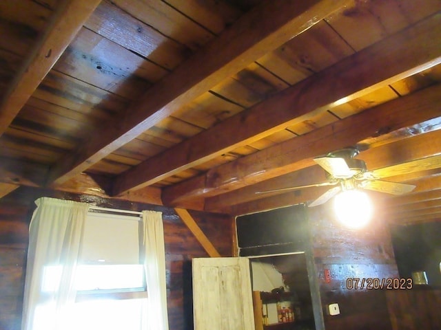 view of attic