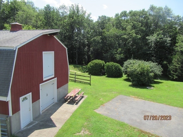 surrounding community with a lawn