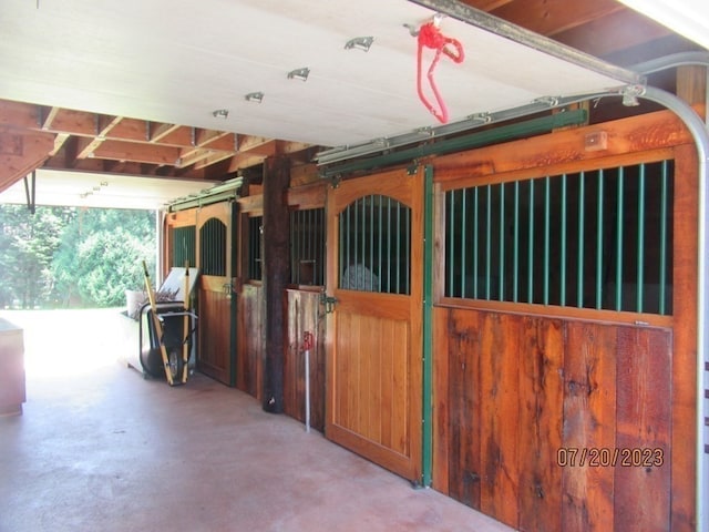 view of stable