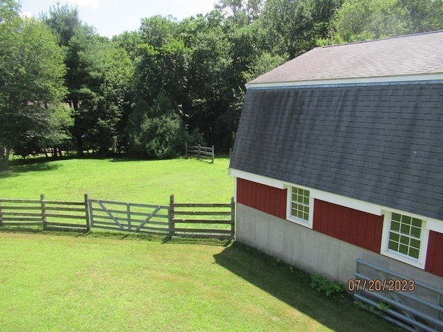 view of yard