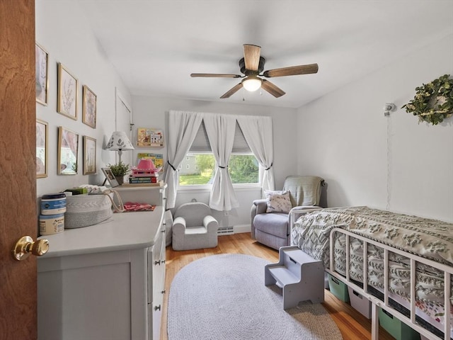 20 Dunshire Dr, Chelmsford, MA 01863 - bedroom with light wood-type flooring and a ceiling fan
