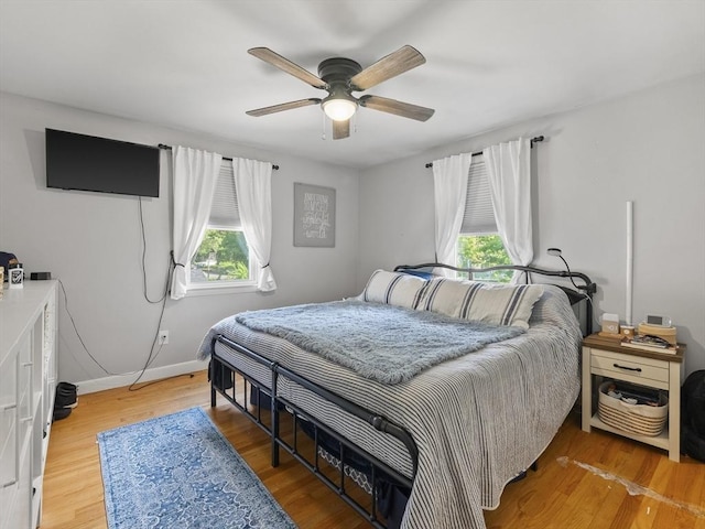 20 Dunshire Dr, Chelmsford, MA 01863 - bedroom featuring a ceiling fan and wood finished floors