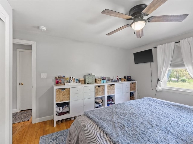 20 Dunshire Dr, Chelmsford, MA 01863 - bedroom featuring light wood-style flooring and a ceiling fan