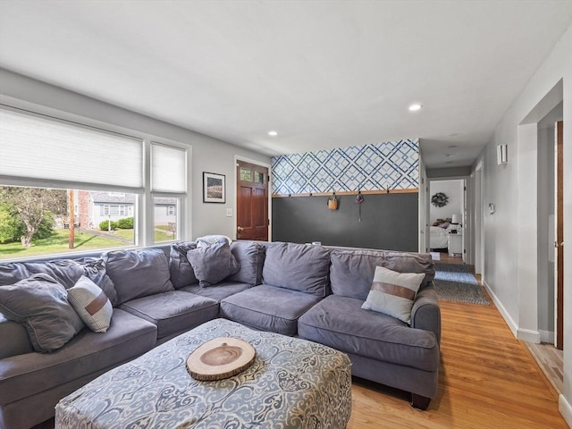 20 Dunshire Dr, Chelmsford, MA 01863 - living area with light wood finished floors and recessed lighting