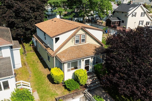 55 Rosemont Rd, Weymouth, MA 02191 - aerial perspective of suburban area