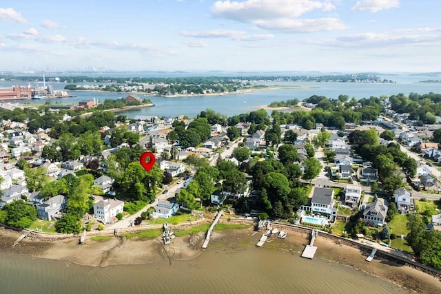 55 Rosemont Rd, Weymouth, MA 02191 - aerial overview of property's location with a nearby body of water and nearby suburban area
