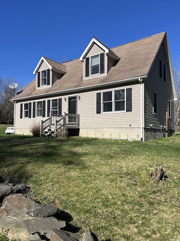 106 Shaw Rd, Goshen, MA 01330 - cape cod house with a front yard