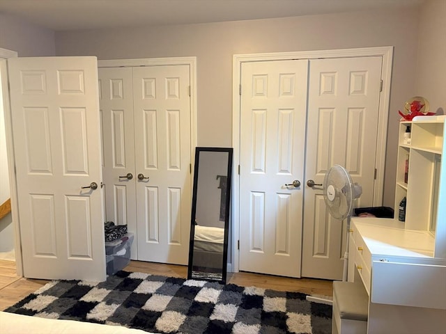 48 Phillips Rd Unit 17, Holden, MA 01520 - bedroom featuring two closets and light wood-type flooring