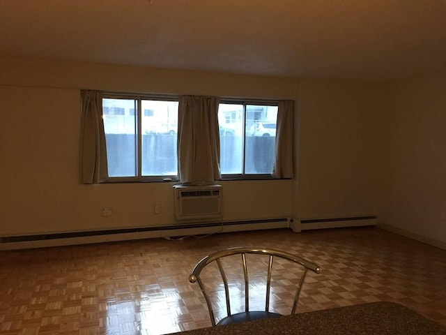 1025 Hancock St Unit 1K, Quincy, MA 02169 - spare room featuring a wall mounted air conditioner