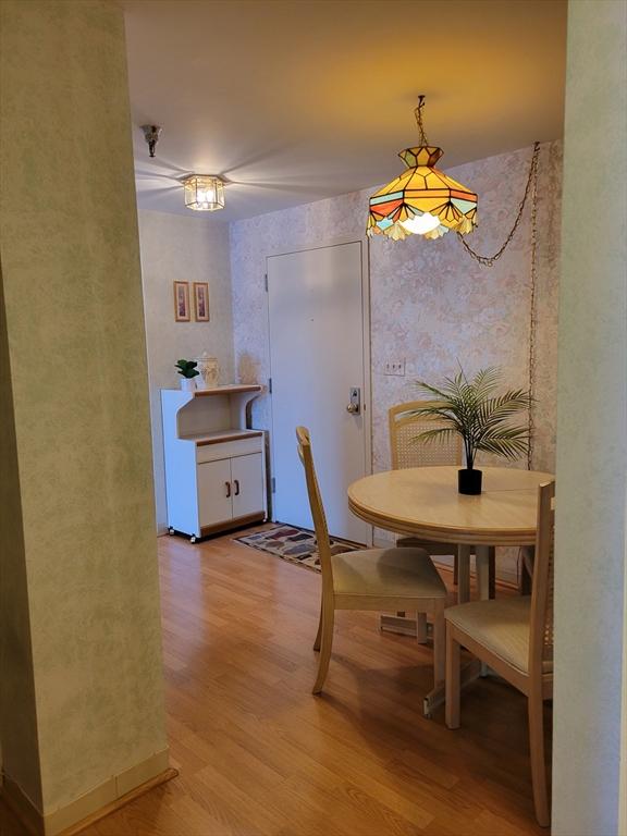 dining room featuring hardwood / wood-style flooring