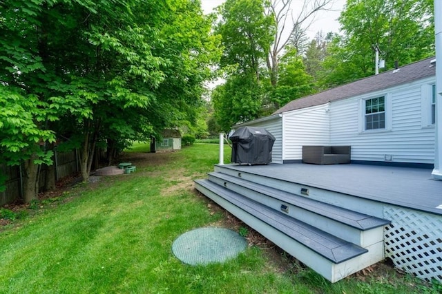 1349 Main St, Holden, MA 01520 - wooden deck with a grill