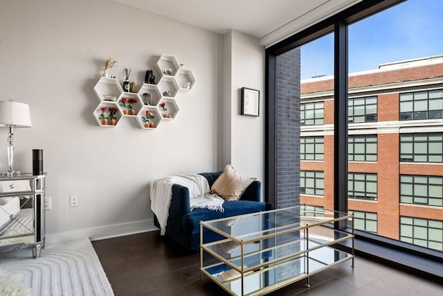 14 W Broadway Unit 903, Boston, MA 02127 - living area with baseboards