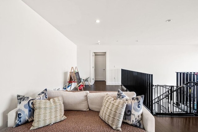 14 W Broadway Unit 903, Boston, MA 02127 - living room featuring wood finished floors, recessed lighting, and baseboards