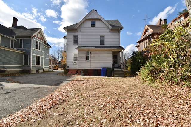 view of back of property