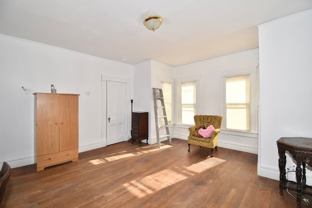 unfurnished room featuring hardwood / wood-style floors