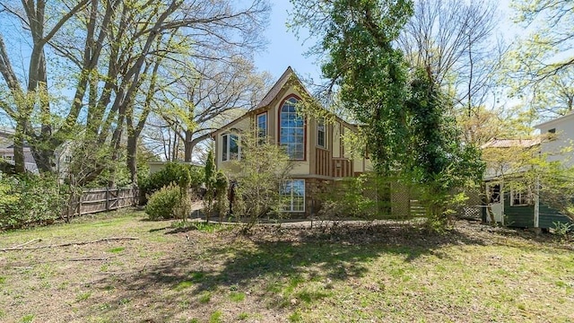 view of side of property